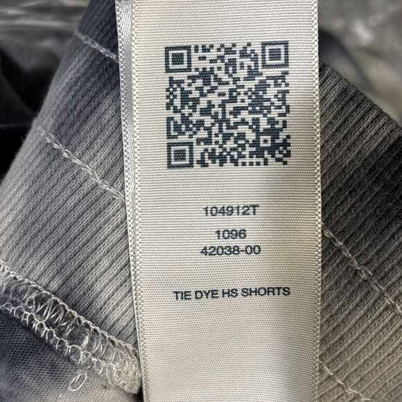 True Religion Tie Dye Sweat Shorts Men's Medium Blue White Logo Drawstring Knit - Picture 15 of 15